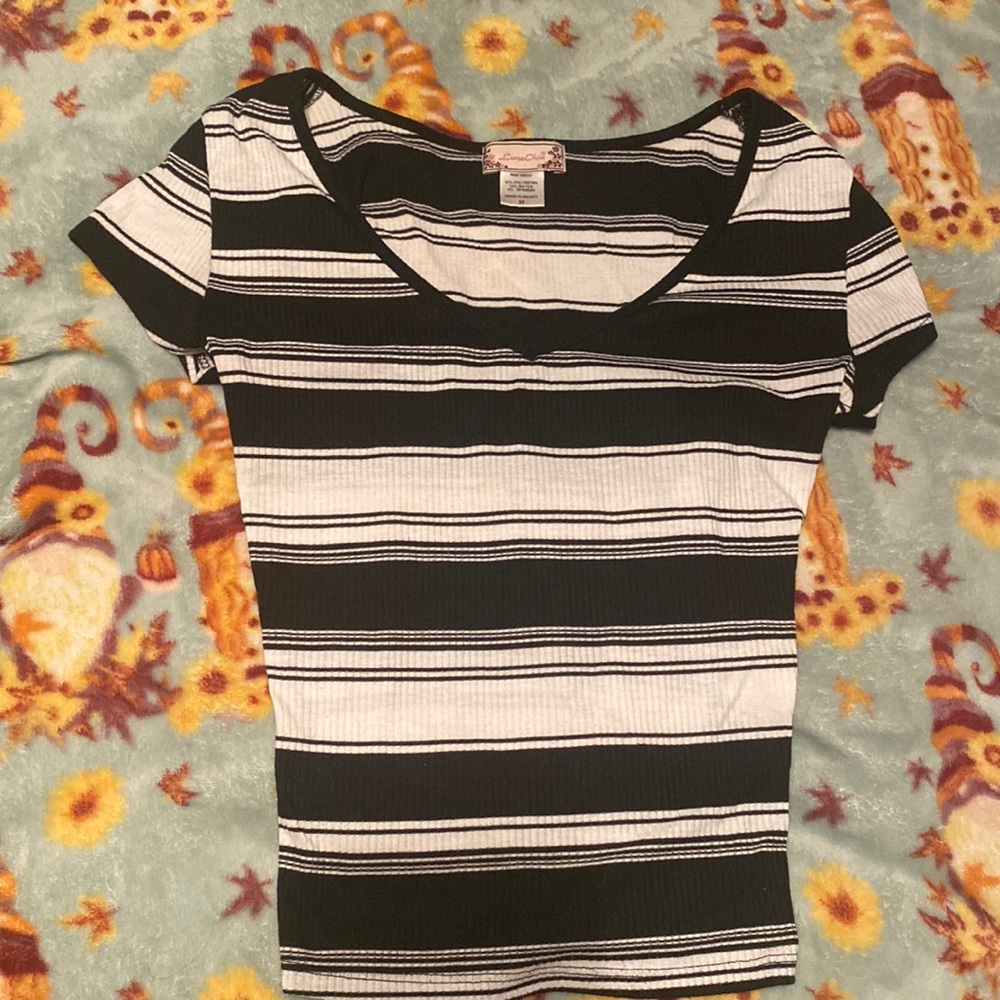 size medium short sleeve, cropped shirt
